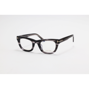 Tom Ford - 5872 - Grey Stripe - Acetate - Rectangle - Eyewear