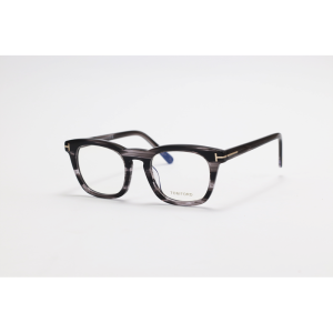 Tom Ford - 5870 - Grey Stripes - Acetate - Square - Eyewear