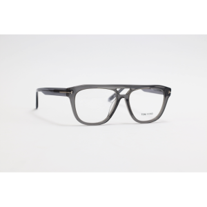 Tom Ford - 6024 - Grey Translucent - Acetate - Rectangle - Double Bridge - Eyewear