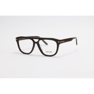 Tom Ford - 6024 - Dark Brown - Acetate - Rectangle - Double Bridge - Eyewear