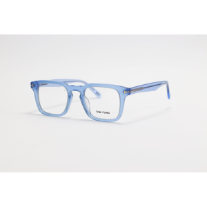 Tom Ford - 6025 - Blue Translucent - Acetate - Square - Eyewear