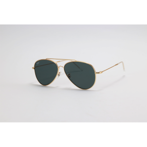 Ray Ban - RBR0101S - Golden Black - Metal - Aviator - Reverse - Sunglasses