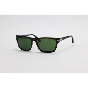 Persol - PO3216S - Tortoise Green - Acetate - Rectangle - Sunglasses