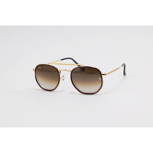 Ray B - 3648 - Marshall - Golden Brown Gradient - Metal - Double Bridge - Sunglasses