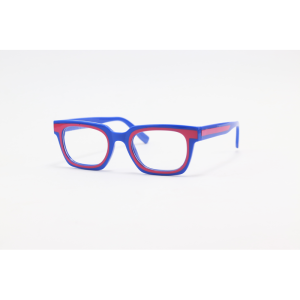 Dior - 137 - Blue Pink - Acetate - Blue Cut - Rectangle - Eyewear