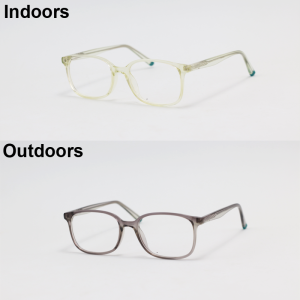 Dior - 8805 - Translucent Green - Acetate - Rectangle - Kids - Chameleon - Eyewear