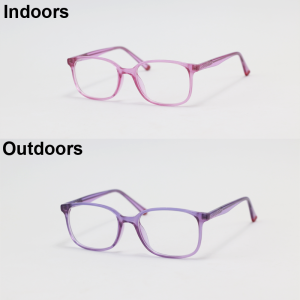 Dior - 8805 - Translucent Pink - Acetate - Rectangle - Kids - Chameleon - Eyewear