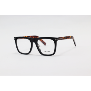 Tom Ford - 5452 - Black Tortoise - Acetate - Square - Eyewear