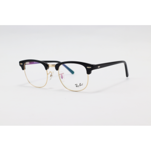 Ray B – 4136S – Golden Black - Clubmaster – Acetate - Metal – Eyewear