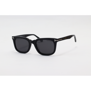 Tom Ford - 5440 - Black - Acetate - Rectangle - Polarized - Sunglasses