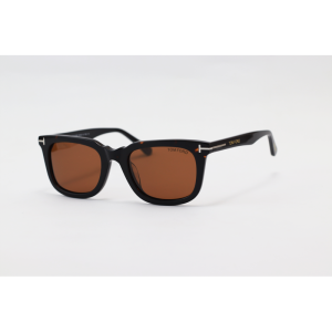 Tom Ford - 5440 - Tortoise Brown - Acetate - Rectangle - Polarized - Sunglasses