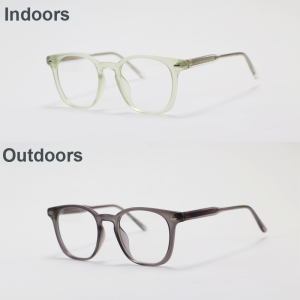 Dior - 52613 - Light Green Translucent - Acetate - Square - Chameleon - Eyewear
