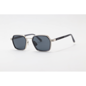 Gucci - GG2074S - Silver Grey - Metal - Rectangle - Sunglasses