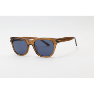 Tom Ford - FT0237 - Brown Blue - Acetate - Rectangle - Sunglasses