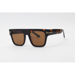 Tom Ford - RENEE - FT0847 - Tortoise Brown - Acetate - Square - Sunglasses