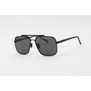 Porsche Design - P8937 - Black - Metal - Square - Double Bridge - Sunglasses