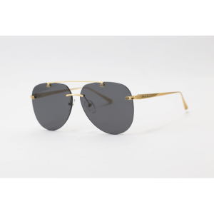 May Bach - THE HORIZON II - G/C-278-Z36 - Golden Black - Metal - Aviator - Rimless - Sunglasses