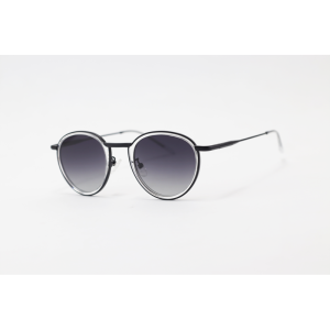 Gucci - 013 - Black Purple Gradient - Metal - Polarized - Double Rim - Oval - Sunglasses