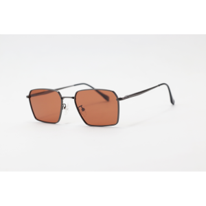 Gucci - 023 - Gun Brown - Metal - Rectangle - Polarized - Sunglasses