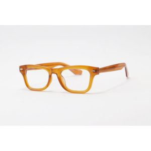 Ray B - 2529 - Orange - Acetate - Blue Cut - Rectangle - Eyewear