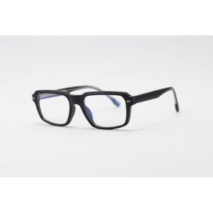 Moscot - 068 - Matte Black Grey - Acetate - Blue Cut - Rectangle - Eyewear