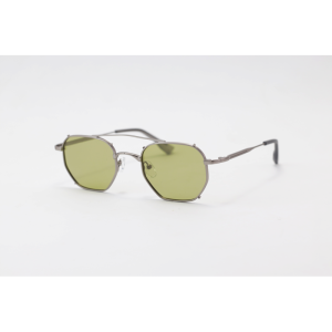Oliver Peoples - 669832 - Silver Green - Metal - Double Bridge - Octagonal - Polarized - Sunglasses