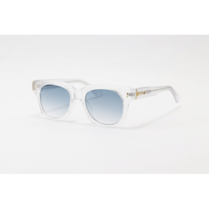JMM - 9883 - Matte Translucent Blue Gradient - Acetate - Square - Sunglasses