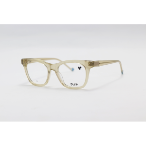 Pure - 7003 - Brown Translucent - Acetate - Rectangle - Eyewear