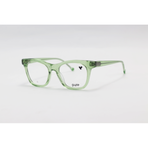 Pure - 7003 - Green Translucent - Acetate - Rectangle - Eyewear