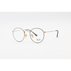 Ray B – 3447V – Golden Tortoise – Metal – Round – Eyewear