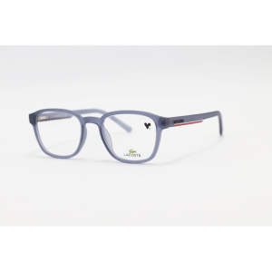 Lacoste - 2925 - Matte Blue Translucent - Acetate - Square - Eyewear