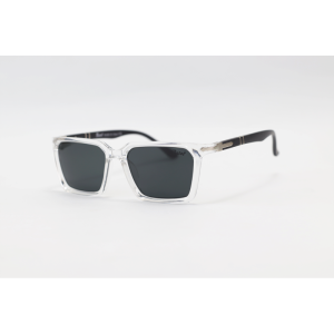 Persol - P06 - Translucent Black - Acetate - Square - Sunglasses