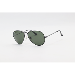 Ray B – 3025 – Black Green – Aviator – Metal – Sunglasses