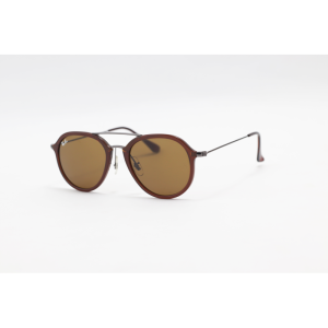 Ray B - RB4253 - Gun Metallic Brown - Acetate - Metal - Oval - Sunglasses