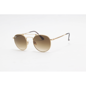 Ray B - RB8147 - Golden Brown Gradient - Metal - Double Bridge - Round - Sunglasses