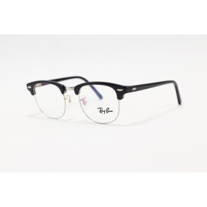 Ray B – 4136S – Silver Black - Clubmaster – Acetate - Metal – Eyewear