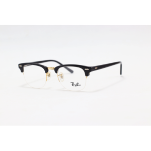 Ray B – 5201 – Golden Black - Clubmaster – Acetate - Metal - Half Rim – Eyewear