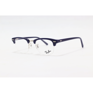 Ray B – 5201 – Silver Blue - Clubmaster – Acetate - Metal - Half Rim – Eyewear