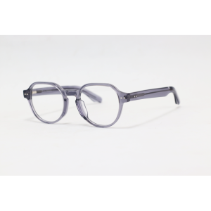 Moscot - 938 - Grey Translucent - Acetate - Oval - Eyewear
