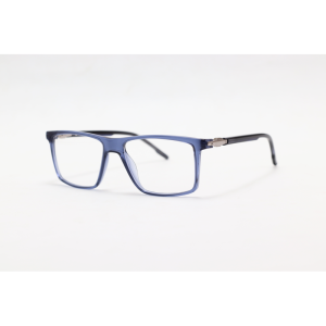 Cartier - 0857 - Blue Translucent - Acetate - Rectangle - Eyewear