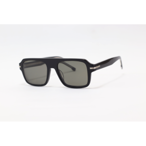 Hugo Boss - 1595 - Black - Acetate - Rectangle - Sunglasses