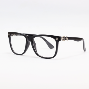 Chrome Hearts - 68334 - Black - Acetate - Blue Cut - Rectangle - Eyewear