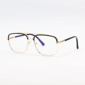 Moscot - 97712 - Golden Black - Acetate - Metal - Blue Cut - Double Bridge - Eyewear