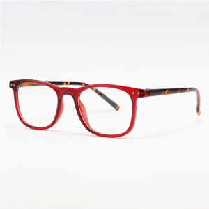 Oliver Peoples - 917 - Red - Acetate - Blue Cut - Rectangle - Eyewear