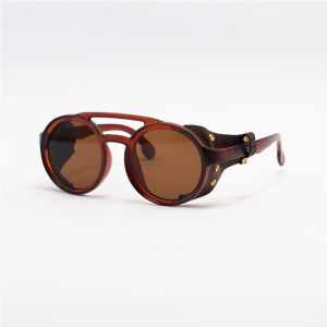 Carrera – 1844 – Brown Translucent – Leather – Steam Punk – Sunglasses
