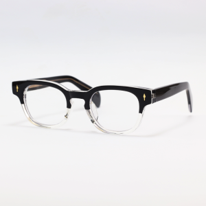 JMM - 82195 - Black Crystal - Acetate - Blue Cut - Square - Eyewear