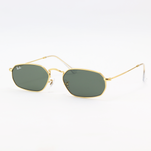 Ray B - RB3947 - Golden Green - Metal - Rectangle - Sunglasses