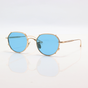 Jacques Marie Mage - HARTANA - Golden Blue - Metal - Oval - Sunglasses