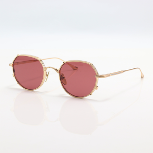 Jacques Marie Mage - HARTANA - Golden Pink - Metal - Oval - Sunglasses