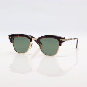 Jacques Marie Mage - SARTRE - Golden Tortoise Green - Acetate - Metal - Rectangle - Sunglasses